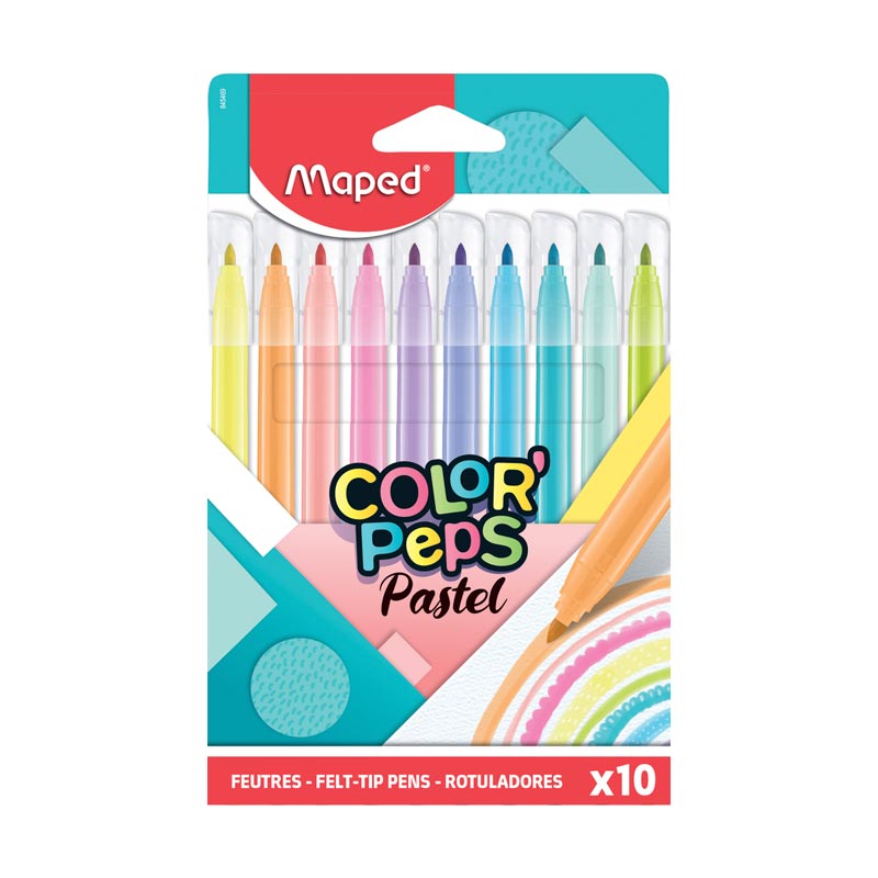 Marcador pastel Maped 10 colores