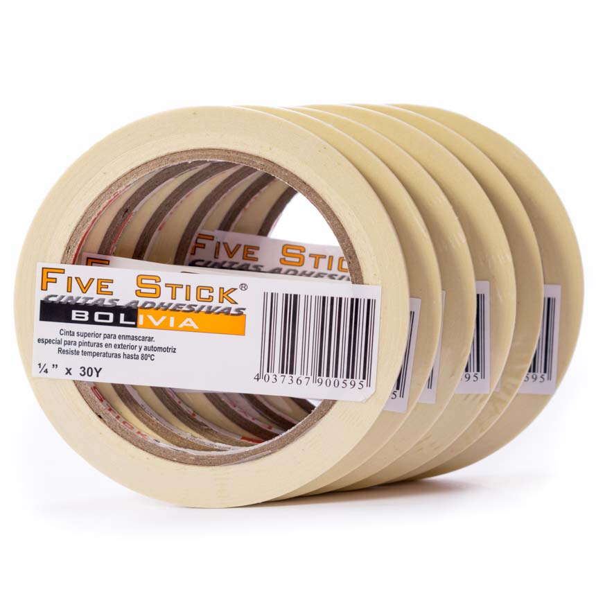 Masking pequeno 1/4&quot; o 6mm FIVE STICK 0.5cm 30Y