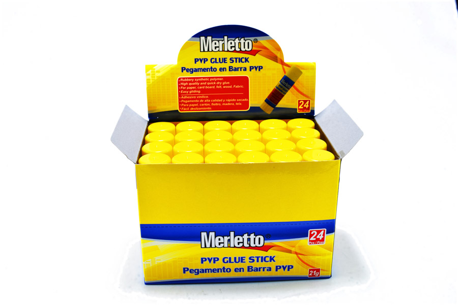 Pegamento en barra Merletto 21GR 24PCS