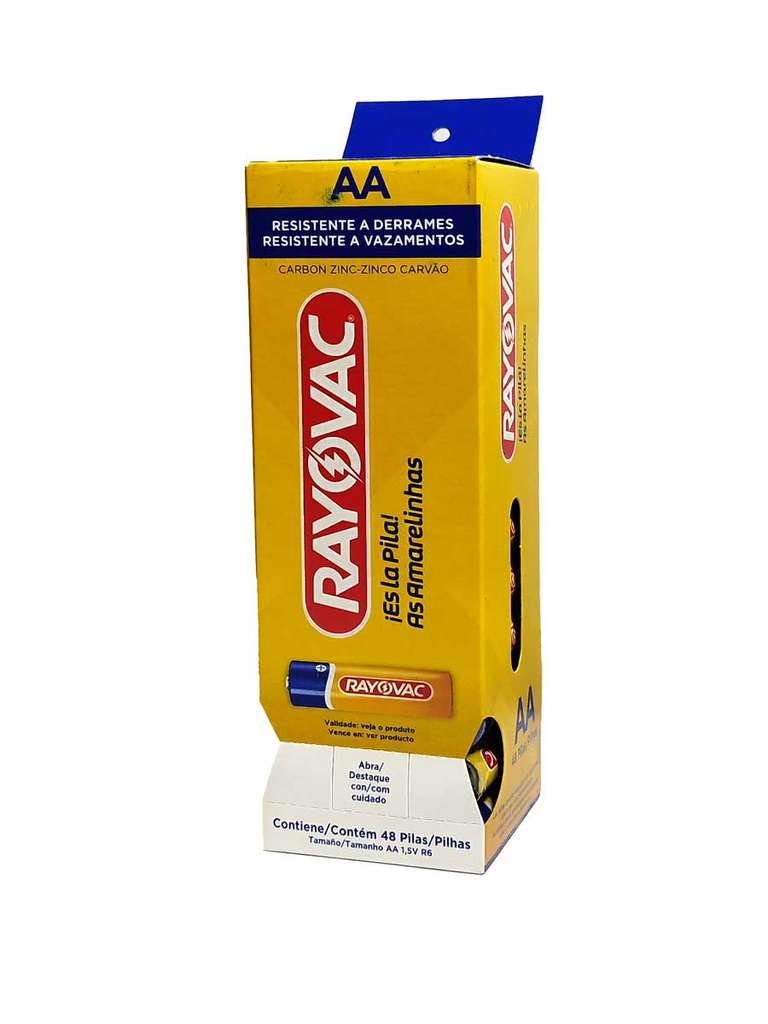 Pilas Rayovac AA 48pcs