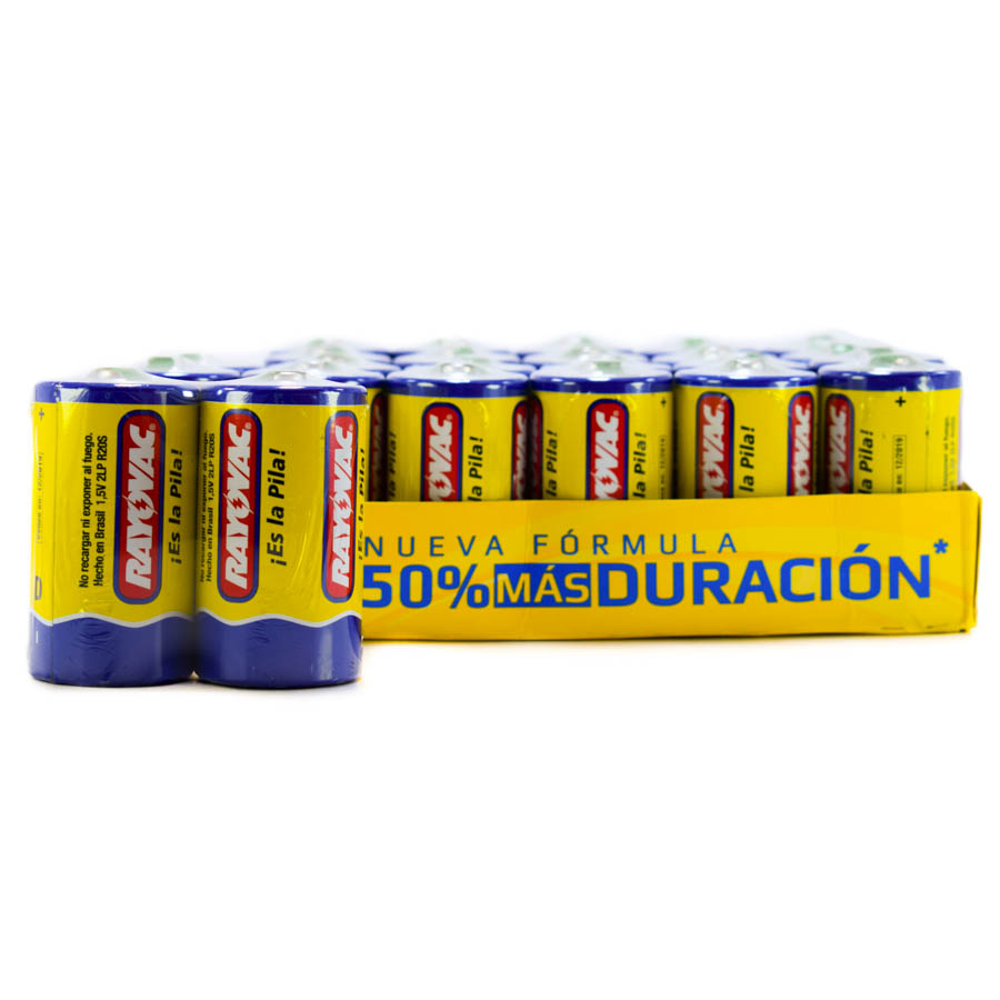 Pilas Rayovac GRANDE 12pcs