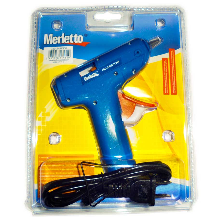 Pistola para silicona en Barra Merletto
