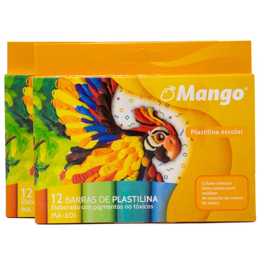 Plastilina Mango 12 colores
