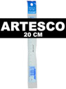Regla Artesco 20cm transparente