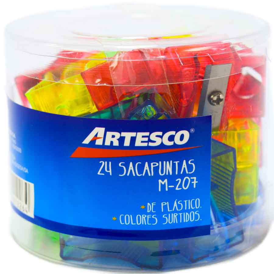Tajador plastiquitos ARTESCO colores 24PCS