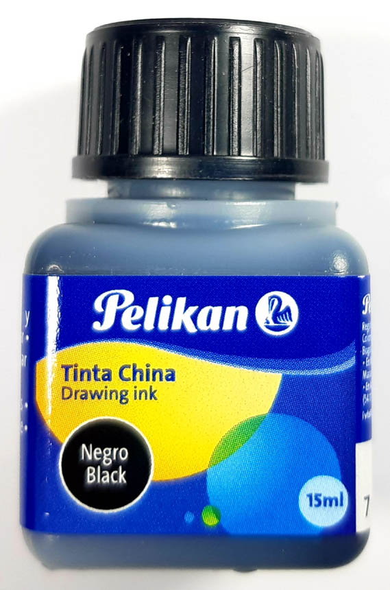 Tinta China Pelikan Negro 15ml