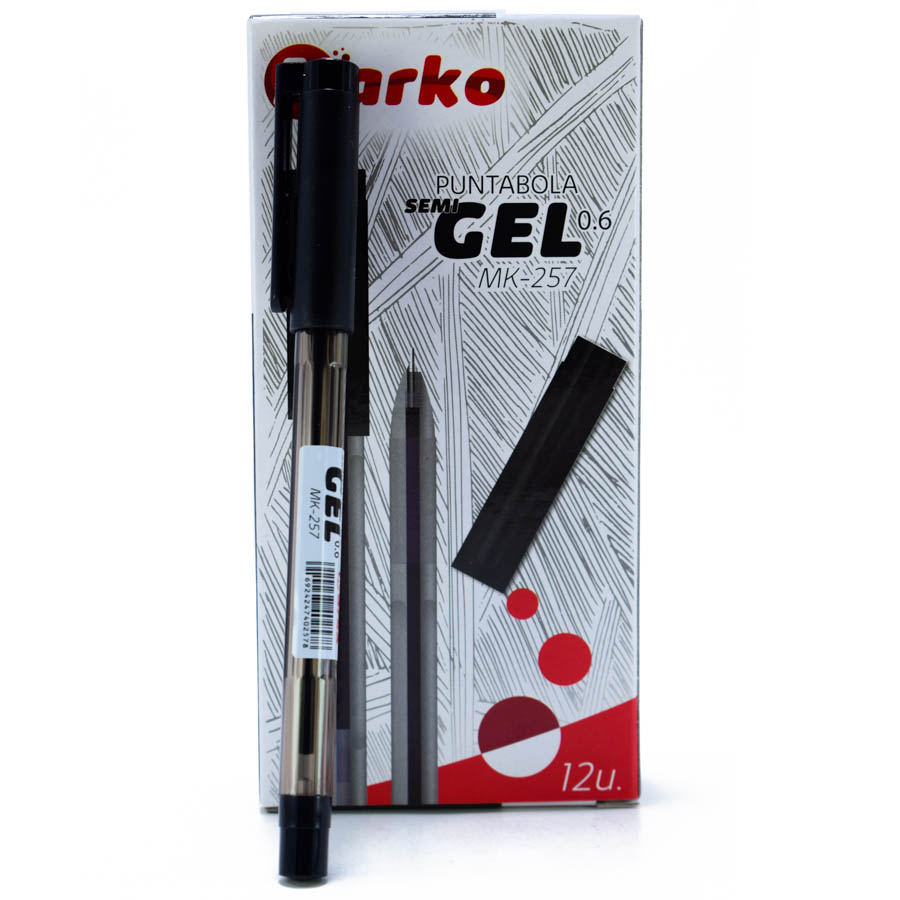 Boligrafo Semi Gel Marko 0.6 12PCS