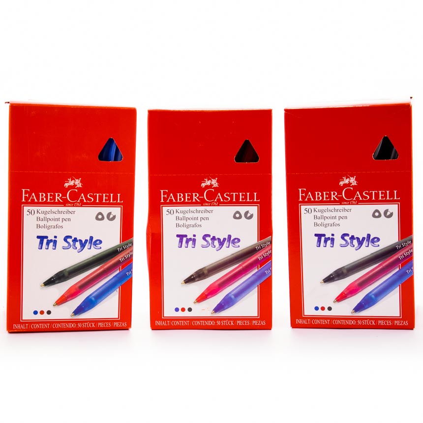 Boligrafo TRI STYLE Faber Castell 50PCS