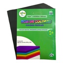 [CC75-NE] Bon colores enteros CARTA La Selva 500hojas (Negro)