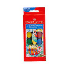 [125011] Acuarelas Faber Castell 12 colores