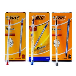 Boligrafo BIC diamante fino 12pcs