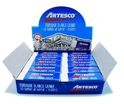 [1602] Borrador Blanco Grande Artesco 20Pcs