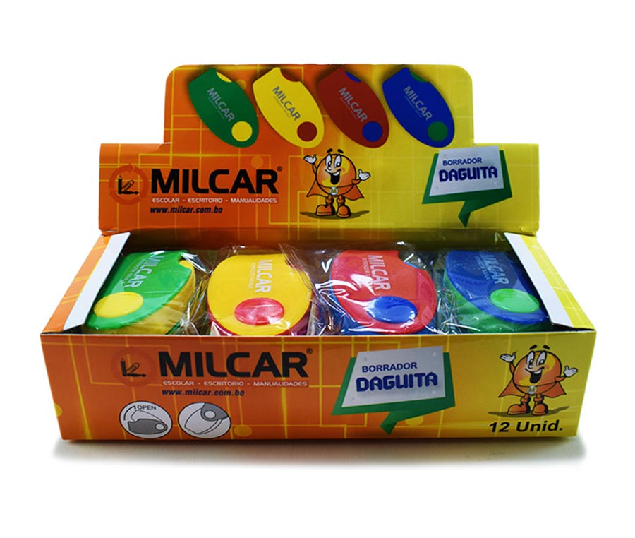 Borrador daguita Milcar 12pcs