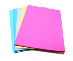 [cartulina carta] Cartulina colores suaves Carta 100hjs