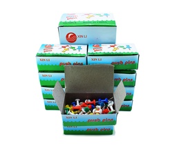 [CHIN-ESC/TACK50] Chinche Escolar colores 10x50PCS