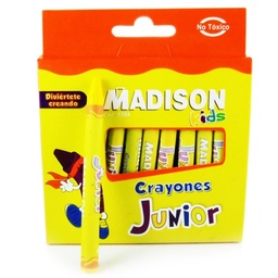 [2204] Crayon Junior Madison 12colores