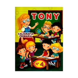 [CPT4] Cuaderno caligrafia primaria Tony No 4 de 64 paginas