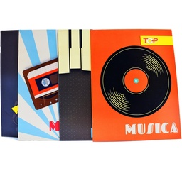 [4318] Cuaderno de musica pentagramado TOP