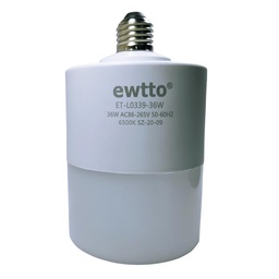 [L0339-36W] Foco, bombilla o lampara ahorrador de 36W equivalente a 150W color blanco Ewtto