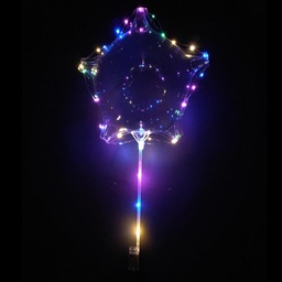 [1572-3] Globos con luz LED en forma de estrella D. 42cm