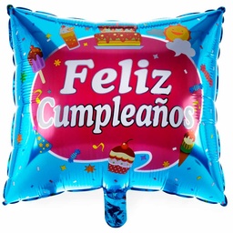 [GLO-48X48-50P] Globos metalicos Inflables 48x48cm 50Pcs