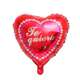 [G40x45] Globos metalicos inflables en forma de corazones Te quiero, Te amo 40x45cm