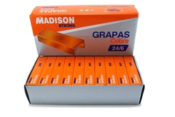 [7133] Grapas cobre 24/6 MADISON 10x1000pcs