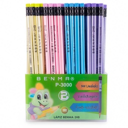 [P3000D] Lapiz Negro Perlado BENMA 144PCS