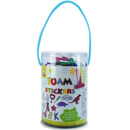[JF-1032-L] Letras en goma eva brillo frasco de 180PCS