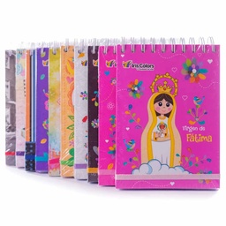 [ANOT-14X18-125H-VE] Libreta de anotacion tapa dura 14x18cm con liga GoldStar VERTICAL 125H