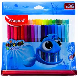 [845725] Marcador Ocean Maped 36 colores