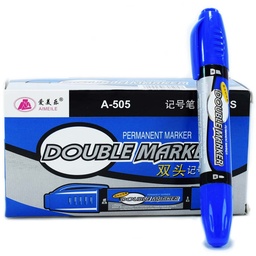 Marcador Permanente Doble Punta 12PCS (Double Marker)