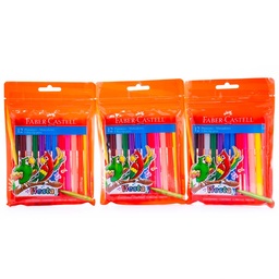 [555314] Marcador fiesta Faber Castell 12 colores