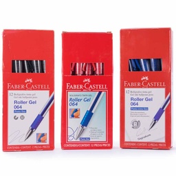 Micropunta tinta GEL Roller 064 Faber Castell 12pcs
