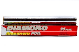 [25SQ] Papel Aluminio DIAMON 7.62x30.4cm Gastronomico