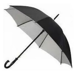 [1627] Paraguas tipo baston con filtro solar 55cm