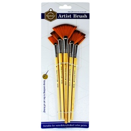 [A8150] Pincel abanico GRANDE 5pcs