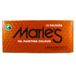 [E1381] Pintura al oleo Maries clasico 12 Colores