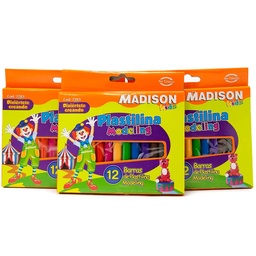 [7283] Plastilina Madison - 12 colores
