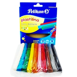 [PLAPEL008] Plastilina Pelikan - 10 colores