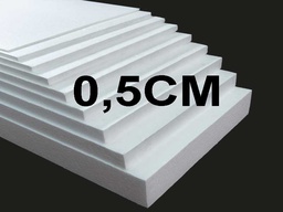 [PT0.5CM] Plastoformo pliego 50x100cm espesor de 0,5CM  100PCS