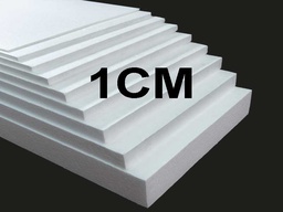 [PT1CM] Plastoformo pliego 50x100cm espesor de 1cm 50PCS