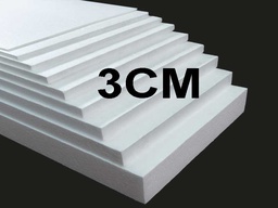 [PT3CM] Plastoformo pliego 50x100cm espesor de 3cm 16PCS