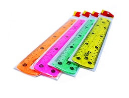[TA8020] Regla flexible 20cm 4 colores