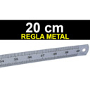 [RM-20] Regla metal 20cm