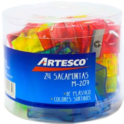 [M-207] Tajador plastiquitos ARTESCO colores 24PCS