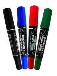 Marcador permanente doble punta La Selva de 12pcs