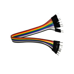 [CJ-2040MH] Robotica - cable jumper macho-macho de 20cm, juego de 40pcs