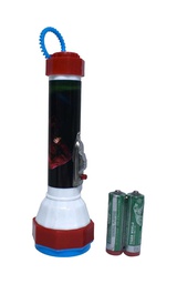 [JF1098D] Linterna pequeña JF1098D para 2 pilas AA con luz Led + 2 pilas AA