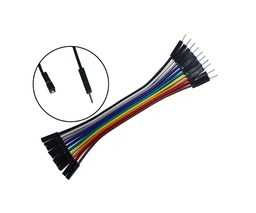 [CJ-1040MH] Robotica - cable jumper hembra-macho de 10cm, juego de 40pcs
